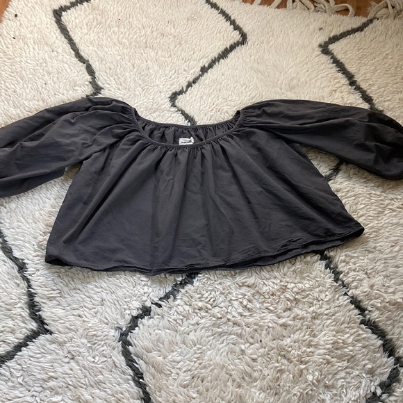 Rudy Jude Gather Blouse — Ink — Small